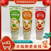 临期裸价 韩国进口芒果 草莓 黄油味苹果果酱