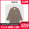 gxg男装商场同款极简系列，卡其色时尚长大衣冬季