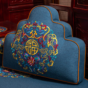 新中式抱枕靠垫中国风沙发客厅，腰枕含芯大号，腰靠办公室靠背垫定制