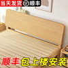 实木床现代简约家用卧室双人1.5米出租房用工厂1.2米单人床架