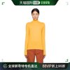 香港直邮潮奢 Marni 玛尼 男士 黄色刺绣高领毛衣 DVMG0060A0