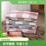纯棉老粗布荞麦壳枕头，枕芯保护颈椎，安神助睡眠单人成人多功能枕头