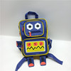 外贸出口书包可爱小机器人小双肩包儿童小背包收纳包