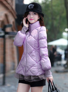 修身羽绒棉服时尚斗篷，a字型女韩版冬季加厚显瘦保暖外套大码