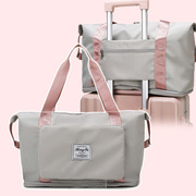 可折叠旅行包手提行李袋短途单肩大容量出差轻便待产包衣服(包衣服)收纳袋