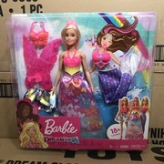 芭比公主王子童话，换装组合gjk40美人鱼，娃娃女孩装扮梦幻玩具gtf91