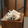 宝宝春秋单鞋0-1-2岁半婴儿软底防滑学步鞋男童透气机能鞋子皮面3