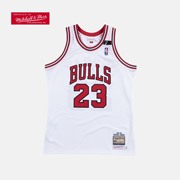 nba复古球衣篮球服au公牛队1991-92赛季乔丹黑带nba-mitchellness