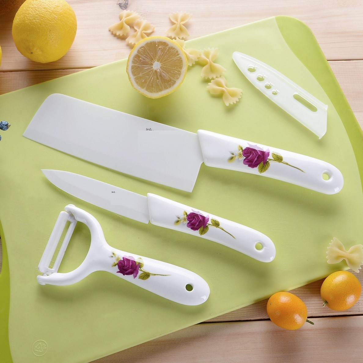 Brothers kitchen Ceramic knife suit Fruit knife Three tool chopping block combination Kitchen knife dormitory Large householdin the Kitchen/Cooking utensils , Cooking utensils , Tool , A full set of kitchen knives category - from Buy2taobao.com to provide professional Taobao agent buy service