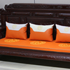 定制头层牛皮红木沙发垫高档罗汉床飘窗垫防滑皮垫新中式真皮椅垫