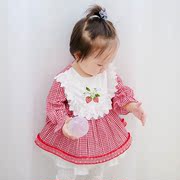 idea2019秋季女童西班牙童装婴幼儿刺绣连衣裙，儿童童裙9202