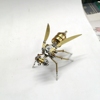 蒸汽朋克机械昆虫小黄蜂，金属拼装模型，diy手工解压拼图玩具