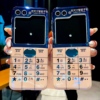 适用三星Galaxy Z Flip5折叠屏手机壳创意个性老年智能按键机zflip5蓝光男女款全包防摔软硅胶保护套
