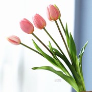 Luxury Silicone Real touch Tulips Bouquet decorative Artific