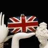 欧美时尚潮流英国米字旗 镶钻骷颅头度假 手拿休闲 晚宴包