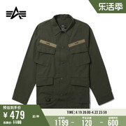 Alpha Industries男装春夏logo贴布多口袋夹克外套7052LXH