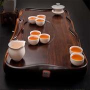 黑檀茶盘实木花梨整块家用茶海办公功夫茶具，套装茶台大小号长方形