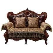 高档欧式沙发垫i套罩奢华四季通用123喜庆防滑蕾丝美式皮沙发