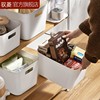 收纳盒厨房橱柜杂物桌面正方形储物筐置物架柜子整理箱抽屉式盒子