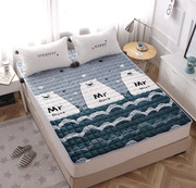 法兰绒四季床垫学生宿舍单人睡垫被，褥子1.5m榻榻米1.8米折叠保暖