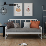 现代简约美式可折叠铁艺沙发床1.5组合双人床1.8沙发家具 SFC010