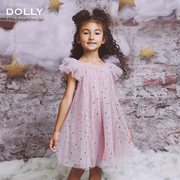 荷兰Dolly女童梦幻精灵连衣裙夏装洋气公主裙子高级蓬蓬纱裙