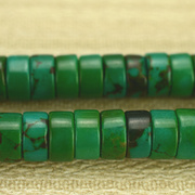 天然优化绿松石隔珠隔片海西扣片串珠 DIY材料手链饰品配件散珠