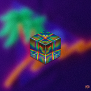 TLP反光贴纸  心情切片系列折射彩虹水晶立方体3D立体感 平面贴纸