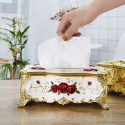 欧式纸巾盒创意亚克力树脂，抽纸盒客厅酒店，宾馆ktv家用纸抽盒