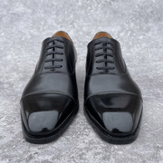 高端皮鞋商务男士精英男鞋，牛皮系带修身正装内增高皮鞋展厅办公室