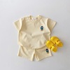 夏季婴幼儿9个月衣服1-2-3周岁男童女童宝宝短袖上衣短裤分体套装