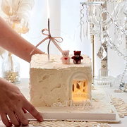 佳妍同款古罗马宫殿欧式古堡硅胶模具2.14情人节表白蛋糕烘焙插件