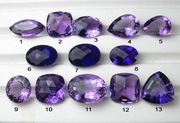 天然 玻利维亚 紫水晶 紫晶 裸石 戒指面 吊坠 AMETHYST