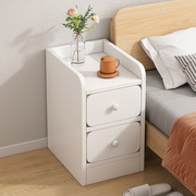 迷你床头柜小型卧室夹缝柜北欧简约现代20厘米床边柜置物储物柜子