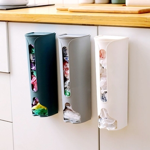 垃圾袋子收纳盒神器壁挂式抽取创意厨房塑料袋收集器方便袋大容量
