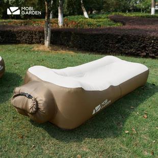 牧高笛户外便携充气床懒人休闲可折叠单人午睡气垫床网红空气床垫