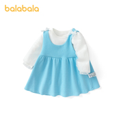 巴拉巴拉儿童衣服宝宝春秋套装，女童周岁礼服，洋气精致俏皮甜美时尚