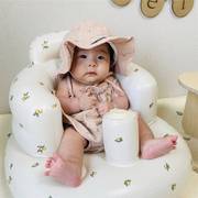 亏本婴儿充气座椅宝宝可折叠学坐椅少儿家用充气沙发户外家具