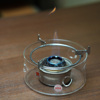 一屋窑耐热玻璃酒精灯底座，加热烧水泡茶壶保温底座，煮茶器酒精茶炉