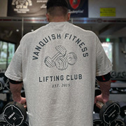 宽松健身短袖男士肌肉型大码棉质跑步撸铁兄弟训练运动半袖T恤