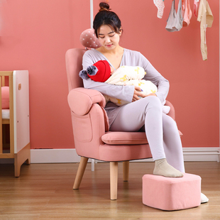 lamomi喂奶哺乳椅子沙发凳月子，中心母婴室沙发，孕产妇单人靠背电动