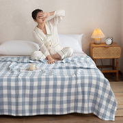 洁丽雅夏季毛巾被纯棉儿童沙发，盖毯午睡毯成人薄款夏凉被子床上用