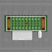 18-华盛顿指挥官鼠标垫超大办公键盘学生办公桌场NFL橄榄球超级碗
