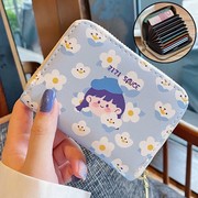 日韩版钱包中小学生萌系动漫卡通短款钱夹女生证件卡片门禁饭卡包
