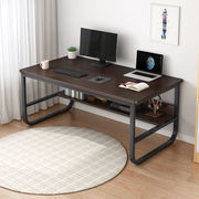 桌子电脑书桌电脑桌，台式家用卧室双人，出租屋租房写字简易办公桌