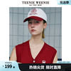 TeenieWeenie小熊2024年撞色棒球帽出游穿搭白色帽子鸭舌帽女春装