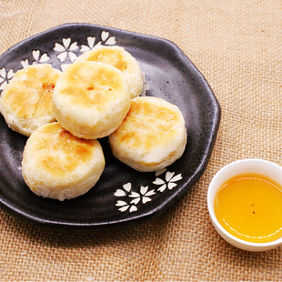 绿豆饼潮汕特产正宗惠来手工小吃素食糕点茶点老式零食传统点心