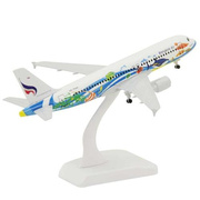 合金客机飞机模型波音B777法航787日航空客A350东航国航带轮1