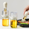 日式油刷烧烤刷子专用硅胶，家用耐高温带，油瓶一体玻璃厨房烙饼工具