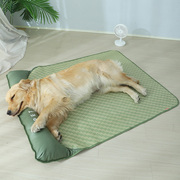 狗狗凉席夏季狗垫子，睡觉用狗地垫大型犬，金毛狗窝夏天睡垫宠物凉垫